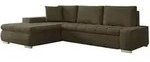 Mirjan24 Ecksofa, Bronze, Textil, 5-Sitzer, L-Form,Rechteckig, 265x185 cm,