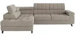 Mirjan24 Ecksofa, Taupe, Textil, 6-Sitzer, L-Form, 264x203 cm, Wohnzimmer,...