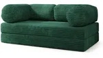 Masseno Bettsofa, Gr&uuml;n, Textil, 3-Sitzer, 170x68x80 cm, Wohnzimmer, Sofas &...