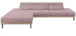 Altdecor Elektrisches, Rosa, Textil, 4-Sitzer, L-Form, 316x205 cm, Wohnzimmer,...