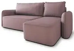 Masseno Ecksofa, Rosa, Holz, 3-Sitzer, L-Form,L-Form, 238x156 cm, Wohnzimmer,...