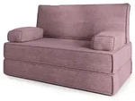 Masseno Bettsofa, Lila, Textil, 2-Sitzer, 140x86x60 cm, Wohnzimmer, Sofas &...