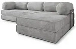 Masseno Ecksofa, Hellgrau, Textil, 4-Sitzer, L-Form, 270x160 cm, Wohnzimmer, Sofas &