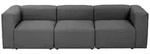 Max Winzer 3-Sitzer-Sofa, Anthrazit, Kunststoff, 275x73x100 cm, Goldenes M, Made in