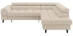 Altdecor Ecksofa, Sand, Kunststoff, 6-Sitzer, 272x203 cm, Wohnzimmer, Sofas &