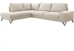 Mirjan24 Ecksofa, Natur, Metall, 5-Sitzer, L-Form,L-Form, 285x214 cm,...