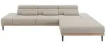 Altdecor Elektrisches, Beige, Textil, 4-Sitzer, L-Form, 316x205 cm, Wohnzimmer,...