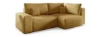 Fun M&ouml;bel Ecksofa, Gelb, Textil, Ottomane rechts, 253x148 cm, Wohnzimmer,...