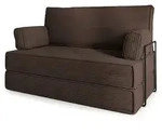 Masseno Bettsofa, Braun, Textil, 2-Sitzer, 140x86x60 cm, Wohnzimmer, Sofas &...