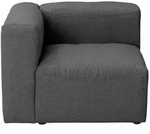 Max Winzer Sofaelement, Anthrazit, Kunststoff, 1-Sitzer, 100x73x100 cm, Goldenes M,