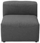 Max Winzer Sofaelement, Anthrazit, Kunststoff, 1-Sitzer, 75x73x100 cm, Goldenes M,