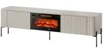Mirjan24 Tv-Lowboard, Kaschmir, Metall, Rechteckig, 190x55x40 cm, Wohnzimmer,