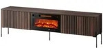 Mirjan24 Tv-Lowboard, Eiche, Metall, Rechteckig, 190x55x40 cm, Wohnzimmer,