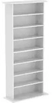 Homcom Medienschrank, Wei&szlig;, Holzwerkstoff, 6 F&auml;cher, 24x126.3x58 cm,...