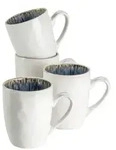 M&auml;ser Kaffeebecherset Frozen, Blau, Keramik, 4-teilig, 8.5x10.5x8.5 cm, Kaffee...