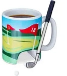 Relaxdays Tasse, Mehrfarbig, Keramik, Metall, Kaffee & Tee, Tassen, Kaffeetassen