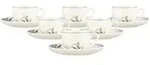 Seltmann Weiden Espressotassen, Mehrfarbig, Beige, Keramik, Rund, Kaffee & Tee,