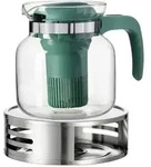 Ritzenhoff Breker Teekanne, Transparent, Glas, Metall, Kaffee & Tee, Kannen,