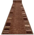 rugsX L&auml;ufer, Braun, Textil, Rechteckig, 90x400 cm, Teppiche & B&ouml;den,...