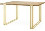 WFL Group Esstisch, Eiche Wotan, Metall, Nachbildung, 12-Sitzer,