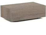 WFL Group Couchtisch, Greige, Holzwerkstoff, Nachbildung, Rechteckig, 90x28x55...