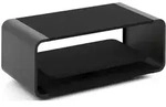 WFL Group Couchtisch, Schwarz, Holzwerkstoff, Nachbildung, Rechteckig,...