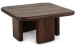 Idimex Couchtisch, Dunkelbraun, Holz, Akazie, Mode, Quadratisch, 70x33x70 cm,