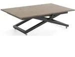 WFL Group Couchtisch, Greige, Metall, Nachbildung, 12-Sitzer,...