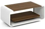 WFL Group Couchtisch, Walnuss, Holzwerkstoff, Nachbildung, Rechteckig,...
