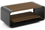 WFL Group Couchtisch, Walnuss, Holzwerkstoff, Nachbildung, Rechteckig,...