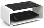 WFL Group Couchtisch, Anthrazit, Holzwerkstoff, Nachbildung, Rechteckig,...