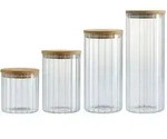Ritzenhoff Breker Vorratsgl&auml;ser-Set, Transparent, Glas, 2x2x2 cm, K&uuml;chenzubeh&ouml;r,