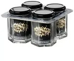 Ritzenhoff Breker Vorratsgl&auml;ser-Set, Transparent, Glas, 6x9x6 cm, K&uuml;chenzubeh&ouml;r,