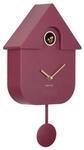 Karlsson Wanduhr Modern Cuckoo, Mauve, Kunststoff, 21.5 cm, Schlagwerk,...