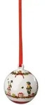 Villeroy & Boch Jahres-Kugel, Mehrfarbig, Keramik, 6.4x7.8x6.4 cm, Dekoration,