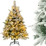 Costway Weihnachtsbaum, Gr&uuml;n, Kunststoff, 136 cm, Dekoration,...