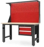 Jan Nowak Werkbank, Anthrazit, Metall, Rechteckig, 150x170x75 cm, Freizeit,