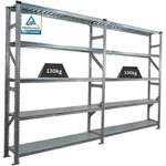 Proregal Fachbodenregal, Silber, Metall, 300x200x32 cm, Freizeit, Heimwerken,