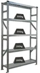Proregal Fachbodenregal, Silber, Metall, 120x200x32 cm, Freizeit, Heimwerken,