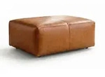 Kawola Polsterhocker, Braun, Kunststoff, 1-Sitzer, Rechteckig, 120x48x80 cm,
