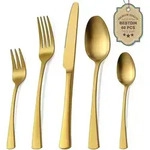 Besteckset, Gold, Metall, Essen & Trinken, Besteck, Besteck-Sets