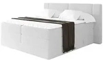 Altdecor Boxspringbett, Wei&szlig;, Holzwerkstoff, H3 + H4, H&ouml;he ca. 38 cm, 160x200...