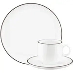 Seltmann Weiden Kaffeeservice, Dunkelbraun, Keramik, 18-teilig, Rund, 2x2x2 cm, Essen