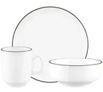 Seltmann Weiden Fr&uuml;hst&uuml;cks-Set, Braun, Keramik, 18-teilig, Rund, 2x2x2 cm, Essen &
