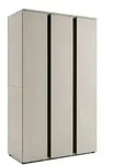 Livetastic Dreht&uuml;renschrank, Kaschmir, Holzwerkstoff, 5 F&auml;cher, 121x184x52 cm,