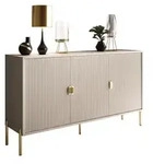 Lookway Kommode, Kaschmir, Gold, Holzwerkstoff, 154x84x49 cm, Wohnzimmer,...