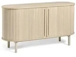 Selsey Sideboard, Beige, Holz, 2 F&auml;cher, Oval, 140x76x45 cm, Wohnzimmer,...