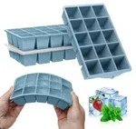 Eisw&uuml;rfelform, Blau, Kunststoff, 11x3.5x19 cm, Essen & Trinken, Barausstattung