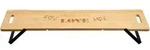 Kesper Servierbrett, Natur, Schwarz, Metall, Naturmaterialien, 19x9x67 cm,...