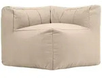 icon Sitzsack-Sofa, Beige, Textil, 1-Sitzer, F&uuml;llung: Schaumstoff, L-Form,
